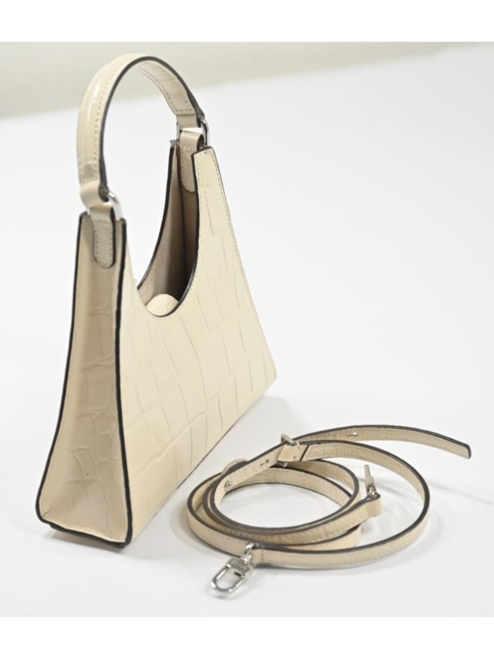 Staud Rey Mini Bag in Off-White - Picture 2 of 9